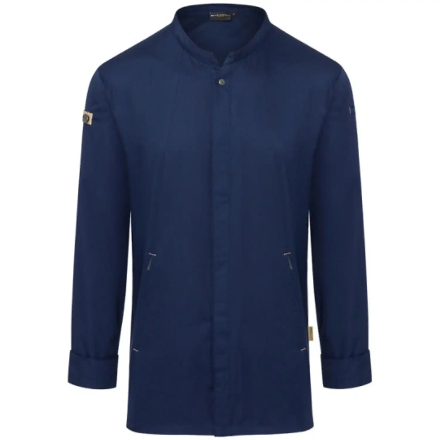 Herren Kochjacke "JM 35" in stahlblau, 50 - Thumbnail 1