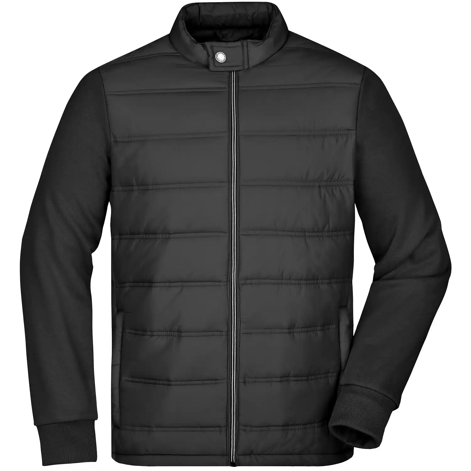 Hybrid Sweatjacke "JN1124" in black, XXL - Bild 1