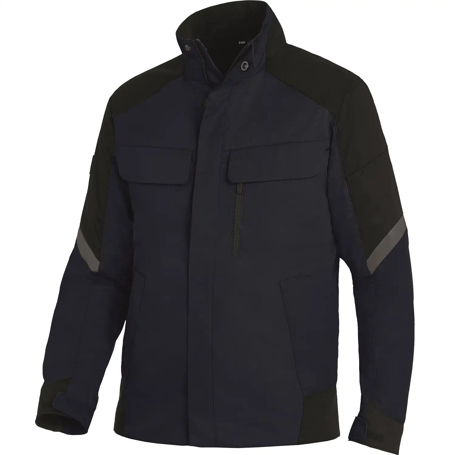 Arbeitsjacke "FRANK" in marine/schwarz, XL - Thumbnail 1