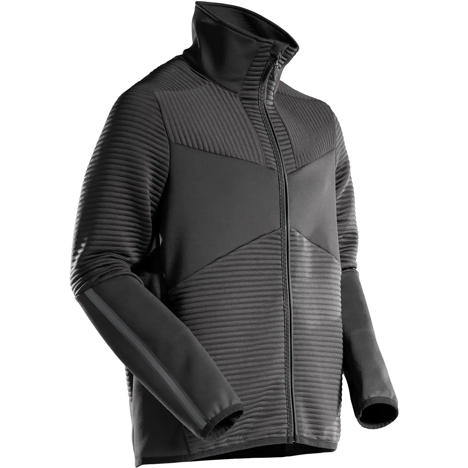 Fleecejacke "22503-681" Customized in schwarz, L - Bild 1