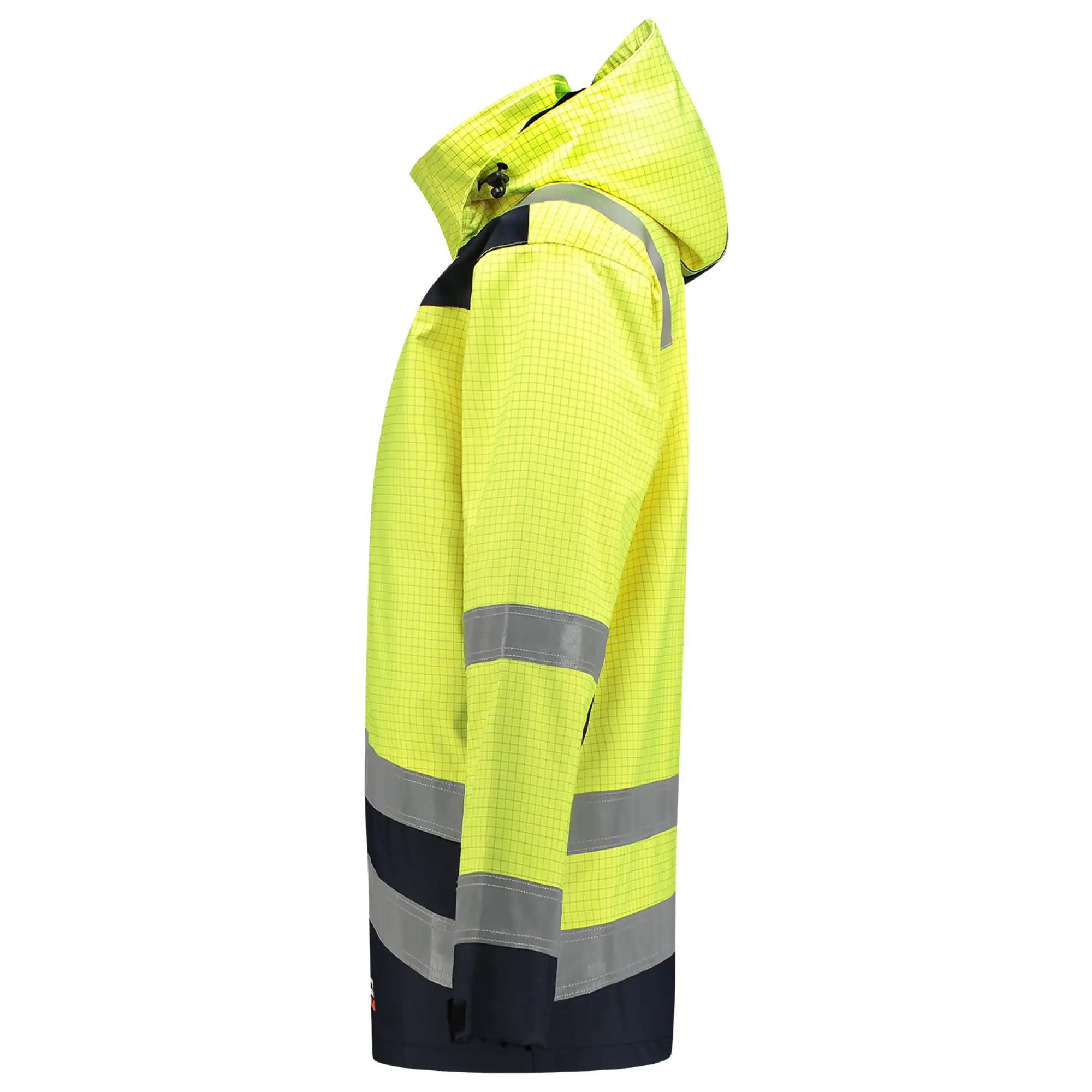 Multinorm Regenparka "403009" Safety yellow/ink in XS - Thumbnail 3