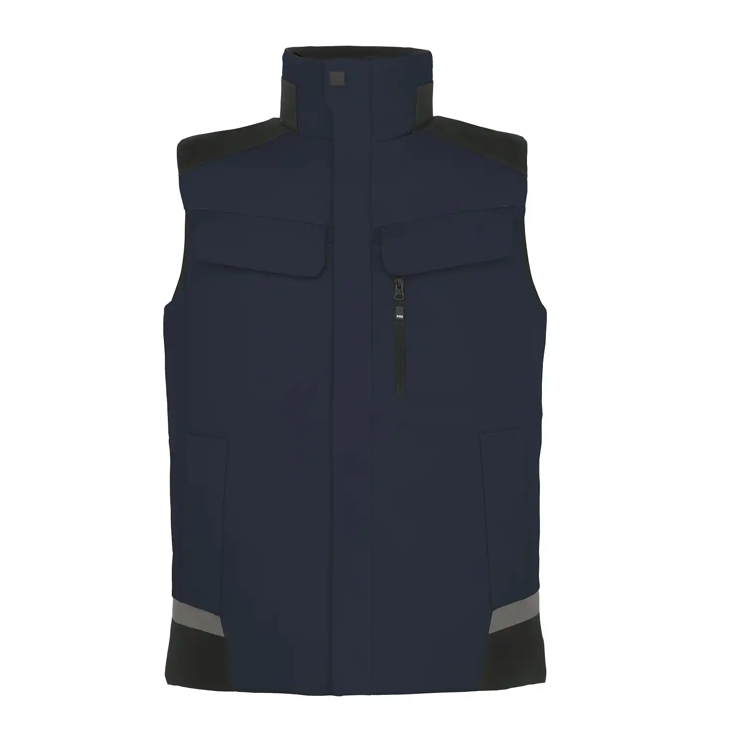 Softshell Arbeitsweste "HAUKE" in marine/schwarz, L - Thumbnail 1