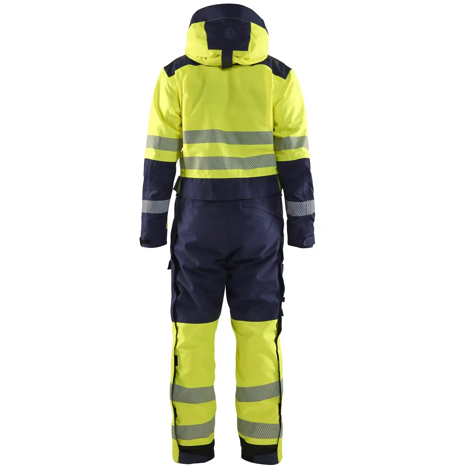 Warnschutz Winteroverall Kl. 3 "6725" in gelb/marine, L - Thumbnail 2