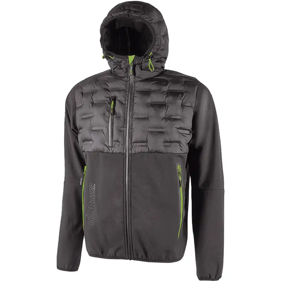 Hybridjacke "SPOCK" Future in asphalt grey, S (DE size: XS) - Thumbnail 1