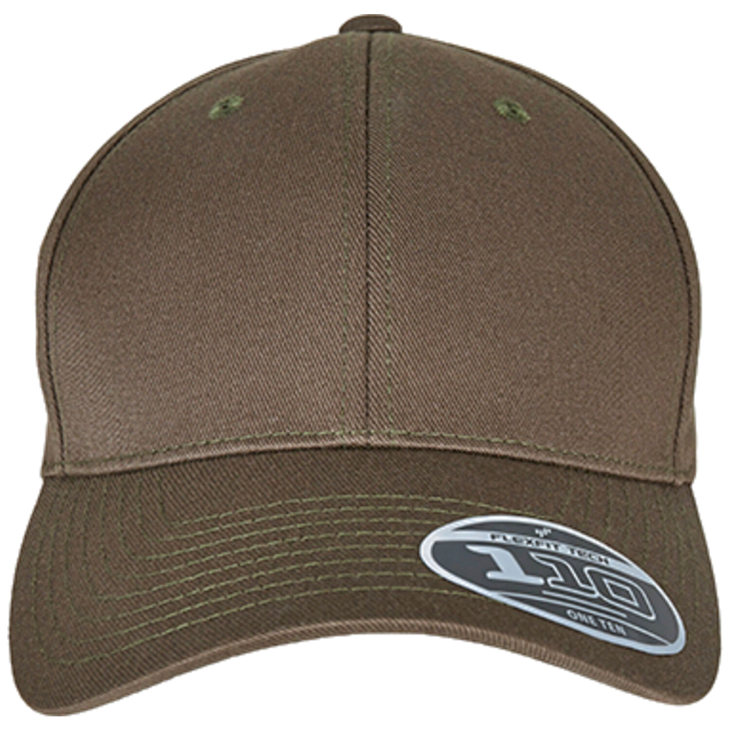6-Panel-Snapback-Cap in olive - Bild 1