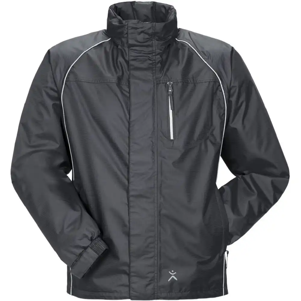 Regenjacke "MONSUN" Outdoor in grau, 4XL - Thumbnail 1