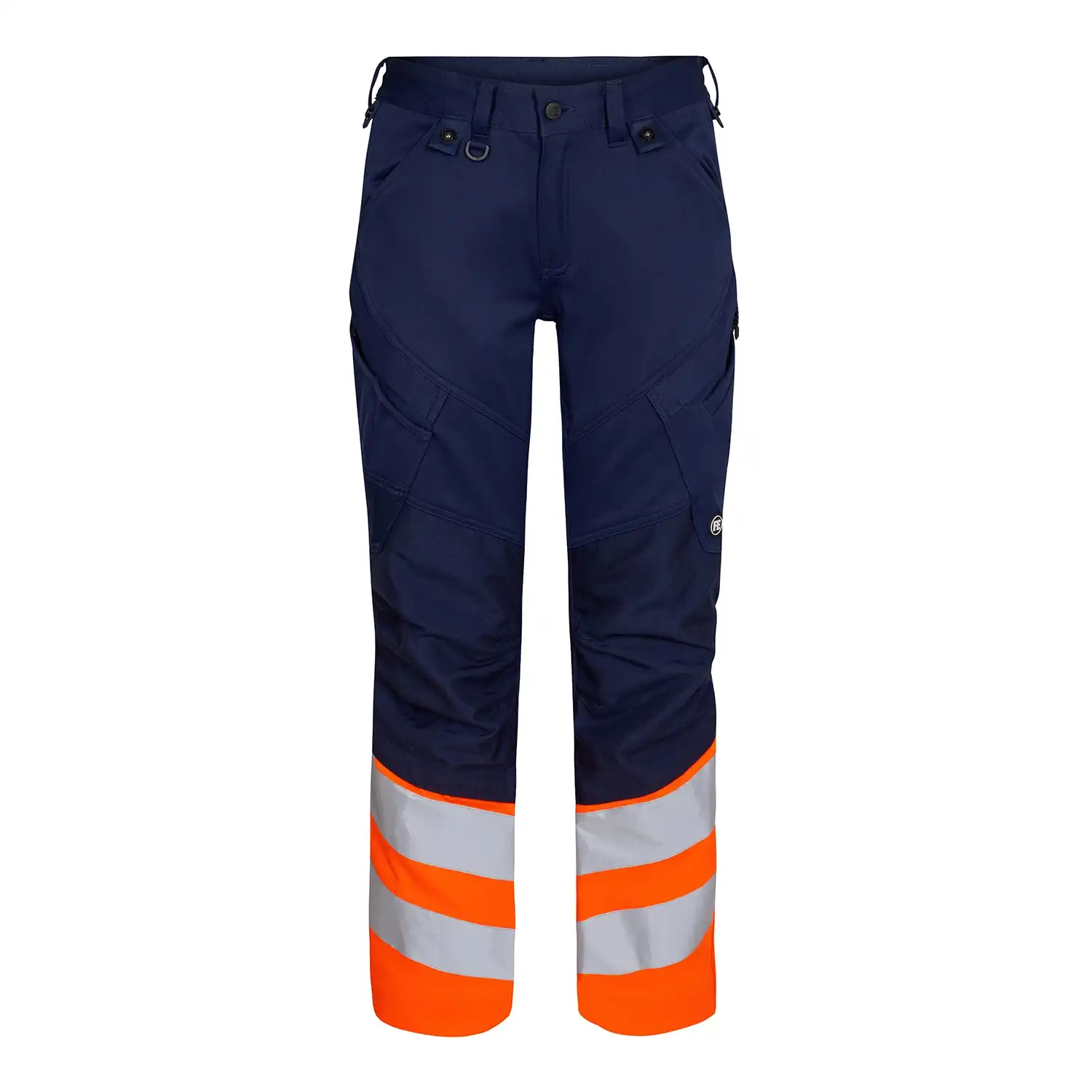Warnschutz Stretch Bundhose "2546-314" Safety Kl. 1 in marine/orange, 56 - Thumbnail 1