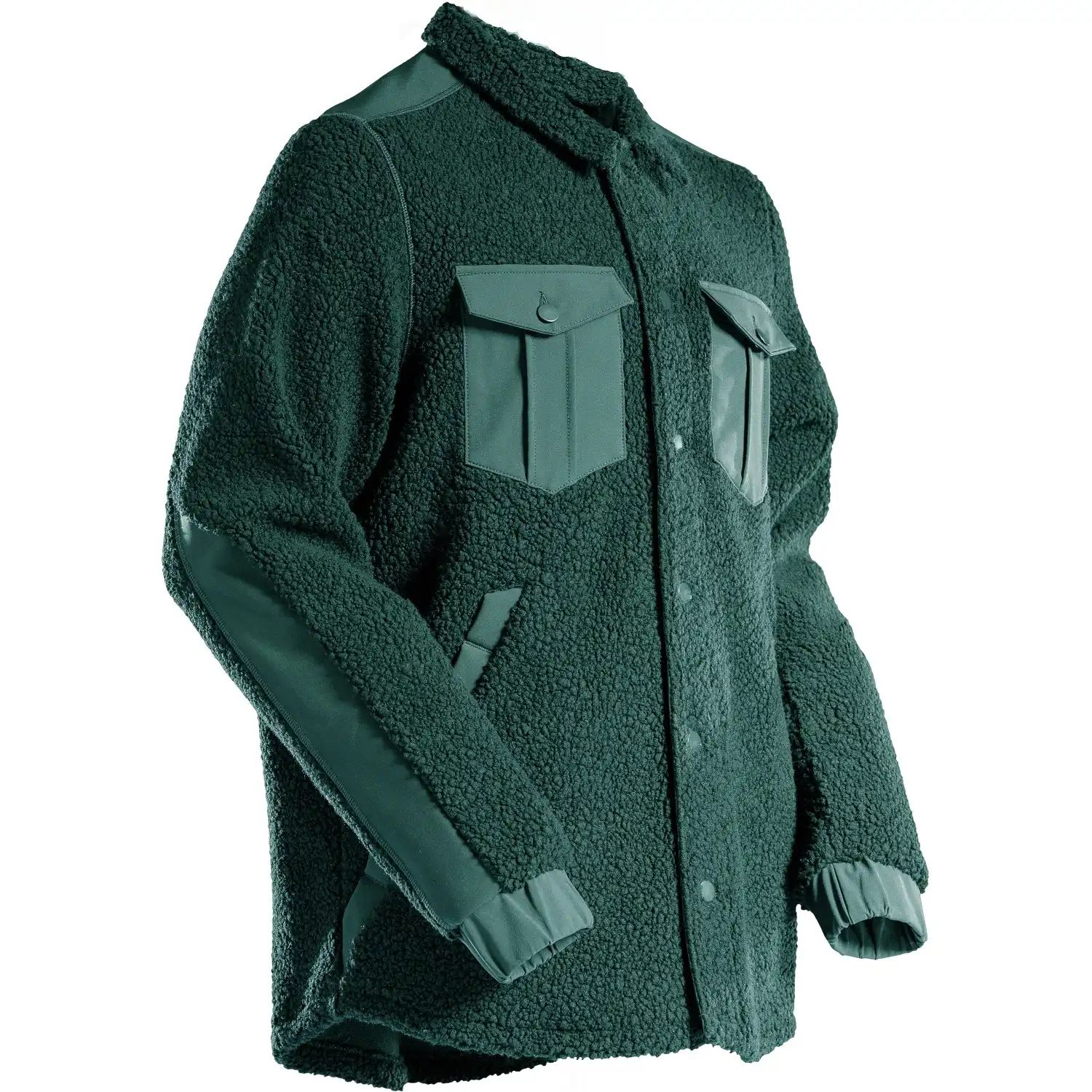 Faserpelz-Hemd "23004-682" Customized in waldgrün, M - Bild 1