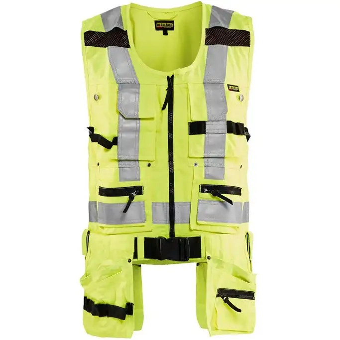 Warnschutz Montageweste "3032" in gelb, 3XL - Thumbnail 1