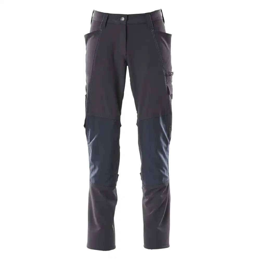 Damen Stretch-Bundhose "ACCELERATE" Diamond in schwarzblau, 76C42 - Thumbnail 1