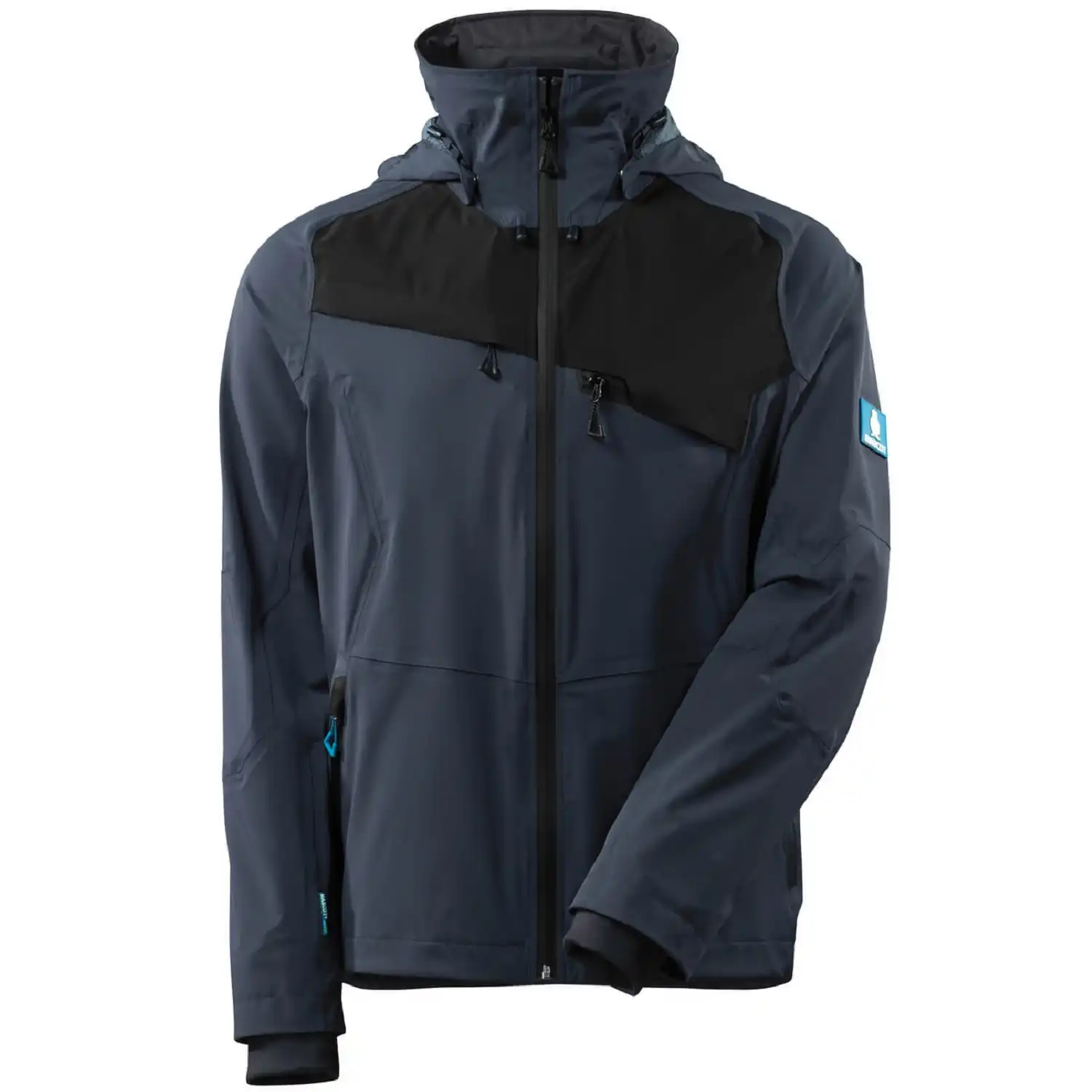 Stretch-Regenjacke Advanced in schwarzblau, XXL - Thumbnail 1