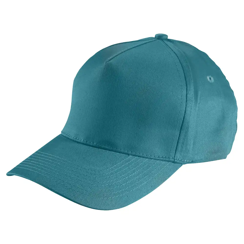 Basecap mit Druckknopf "02/116" in petrol - Thumbnail 1