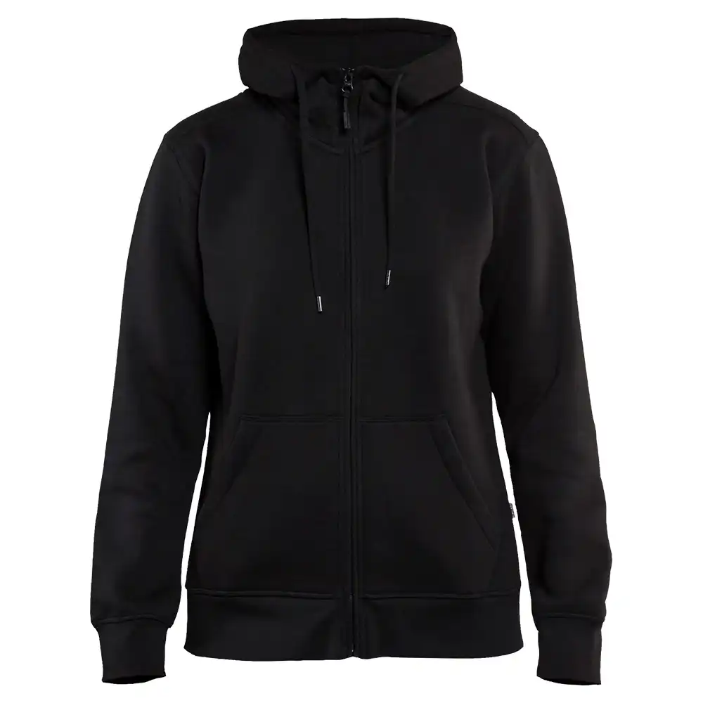 Damen Kapuzen-Sweatjacke "3395" in schwarz, L - Thumbnail 1