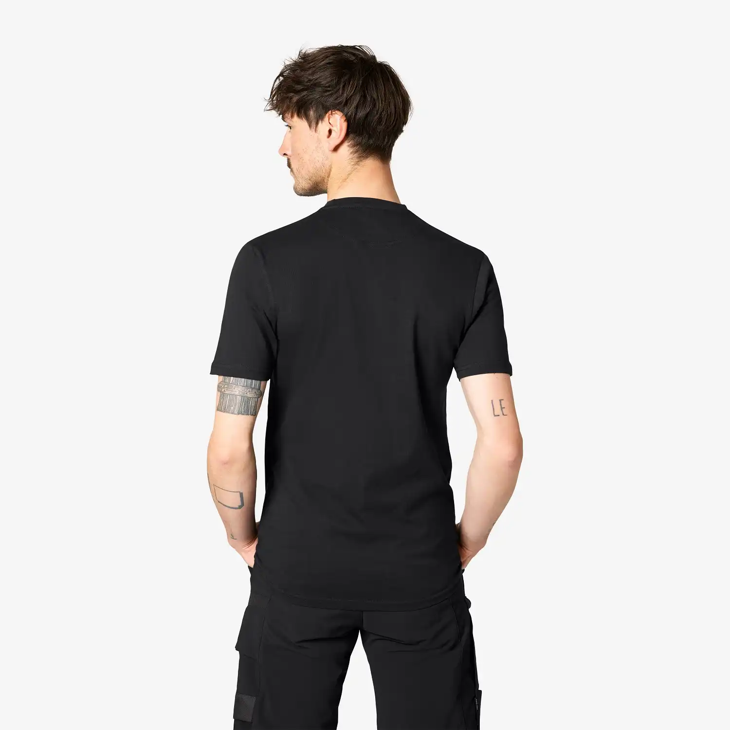 T-Shirt "JENS" in schwarz, L - Thumbnail 2