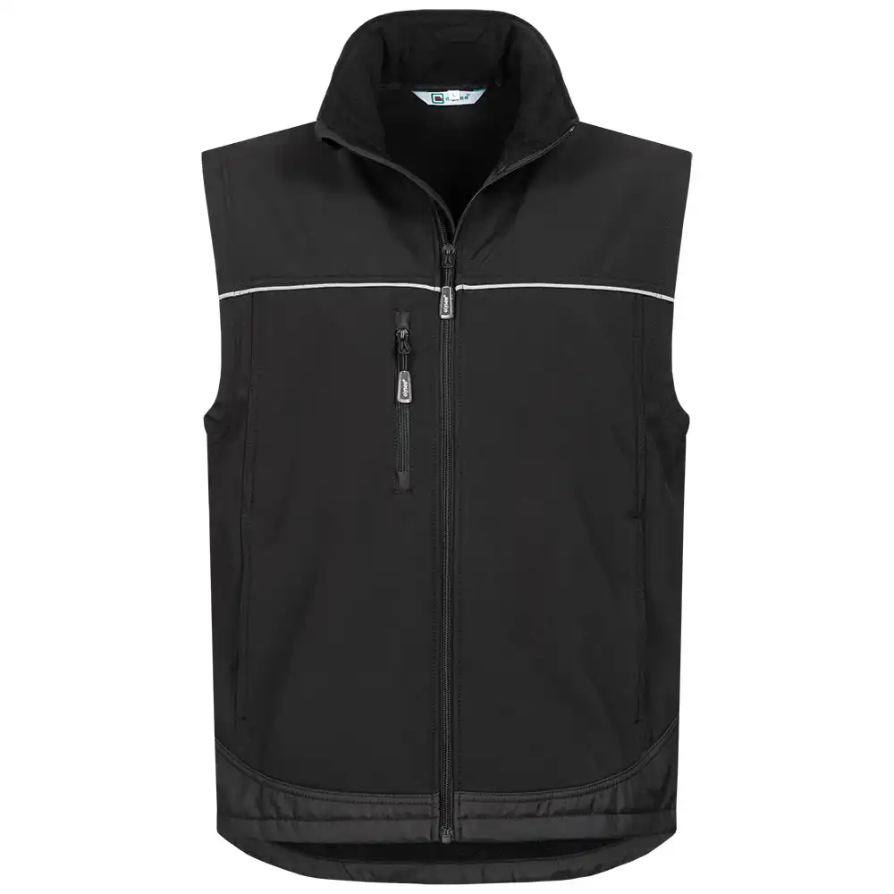 Softshellweste "HEN"schwarz in S - Thumbnail 1