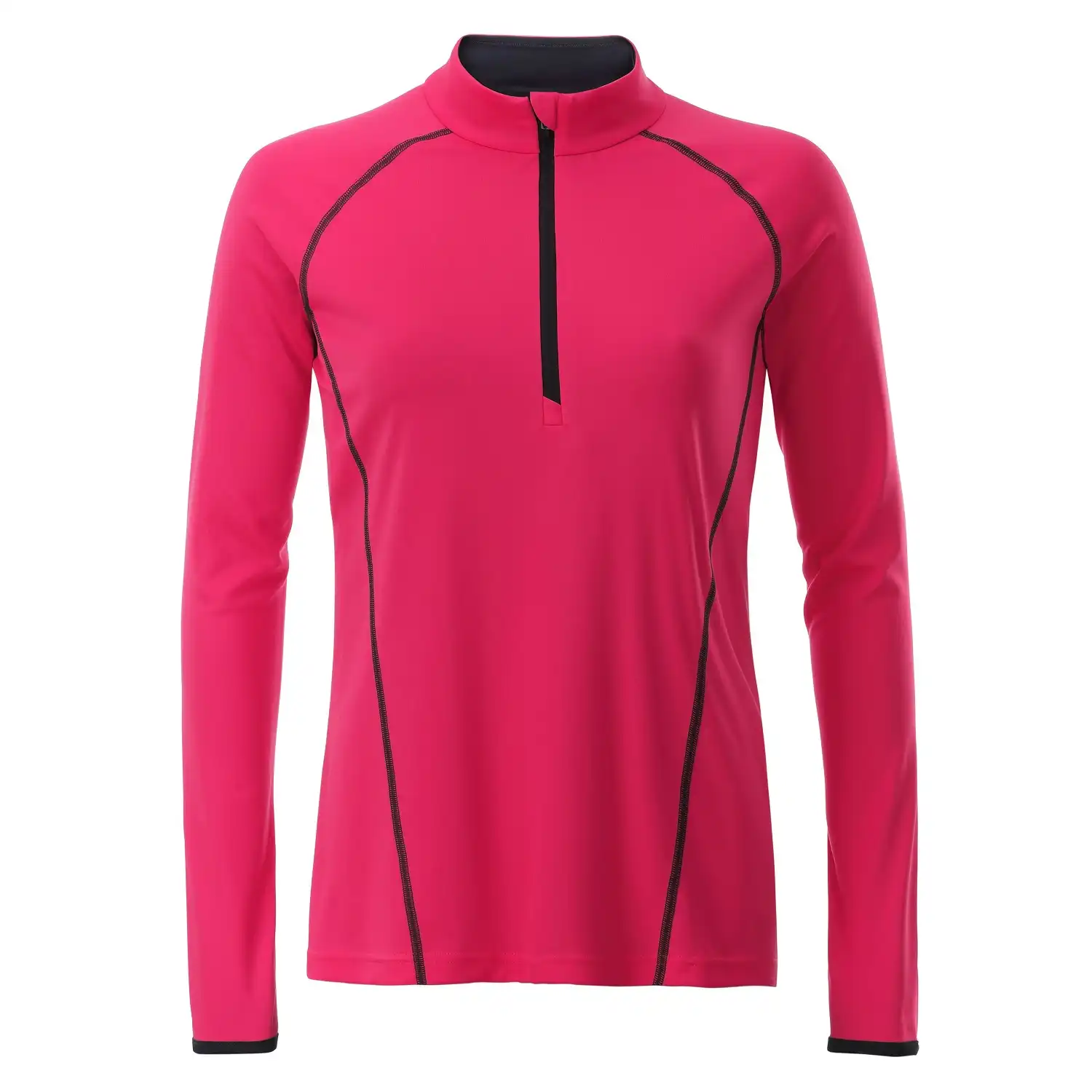 Damen Funktionsshirt "JN497" in bright-pink/titan, M - Bild 1