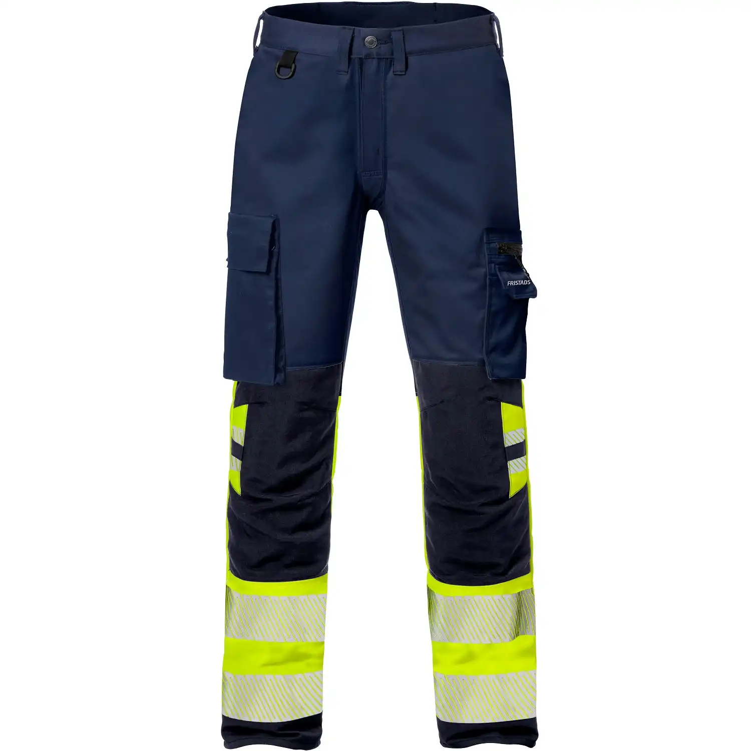 Warnschutz Stretch Bundhose "2705 PLU" Stiby Kl. 1 in gelb/marine, C44 - Thumbnail 1