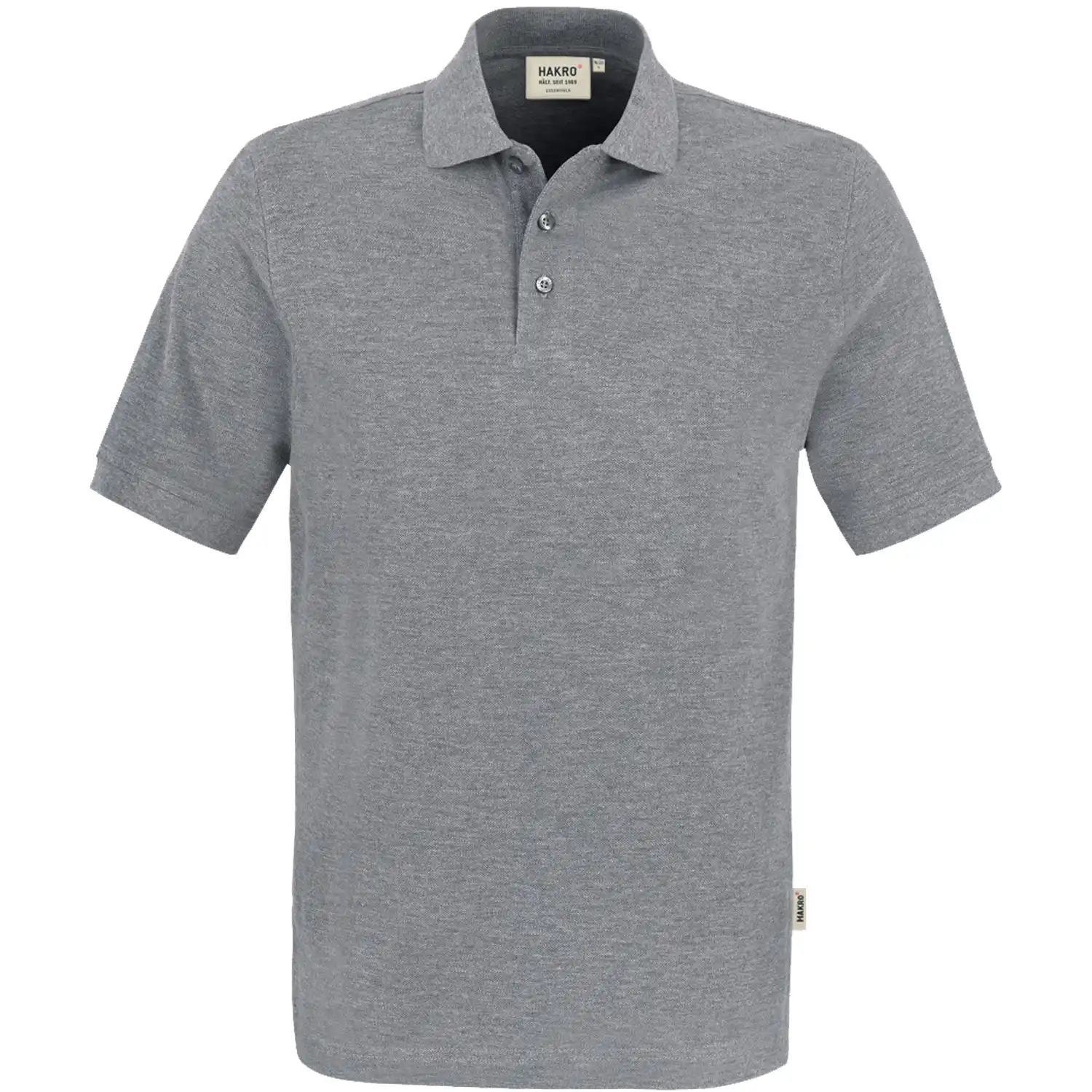 Polo-Shirt "CLASSIC" 810 in grau-meliert, XL - Bild 1