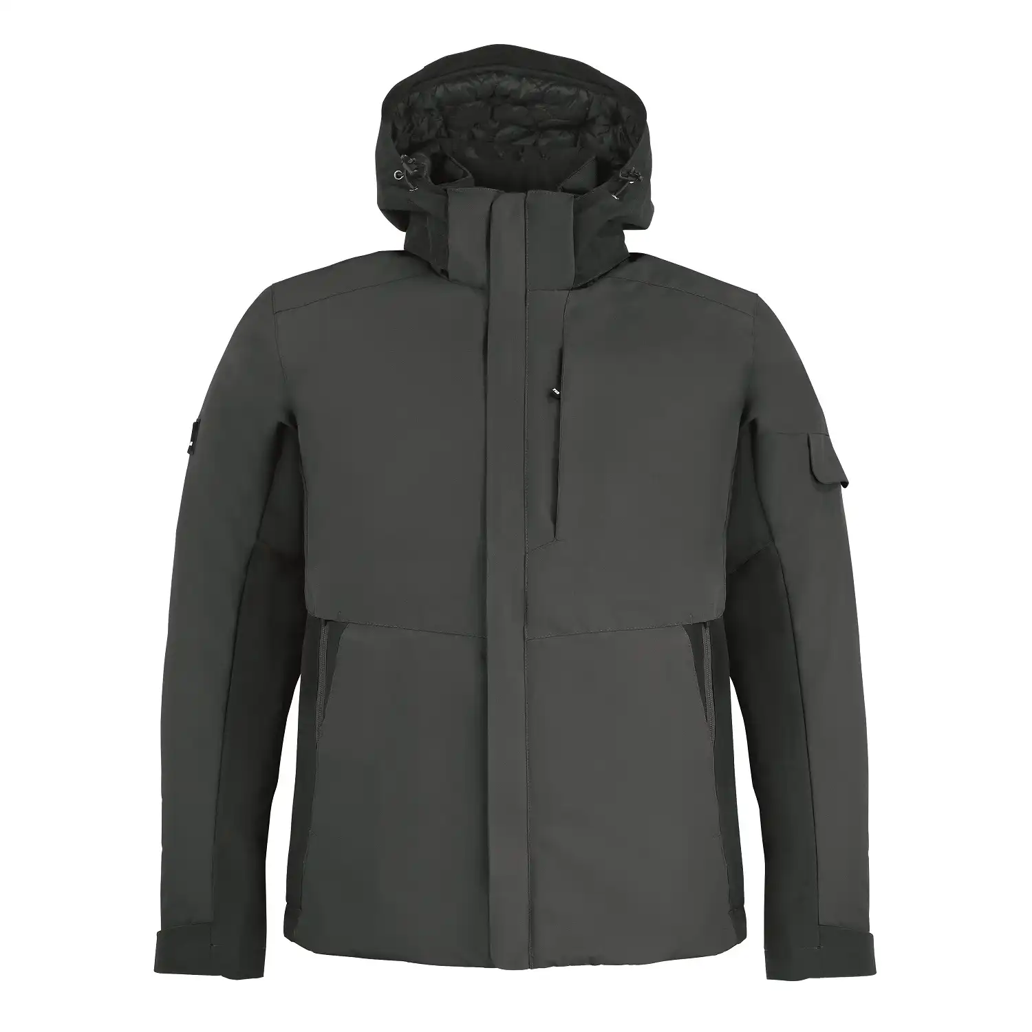 Winterjacke Primaloft® "GEORG" in anthrazit/schwarz, XXL - Thumbnail 1