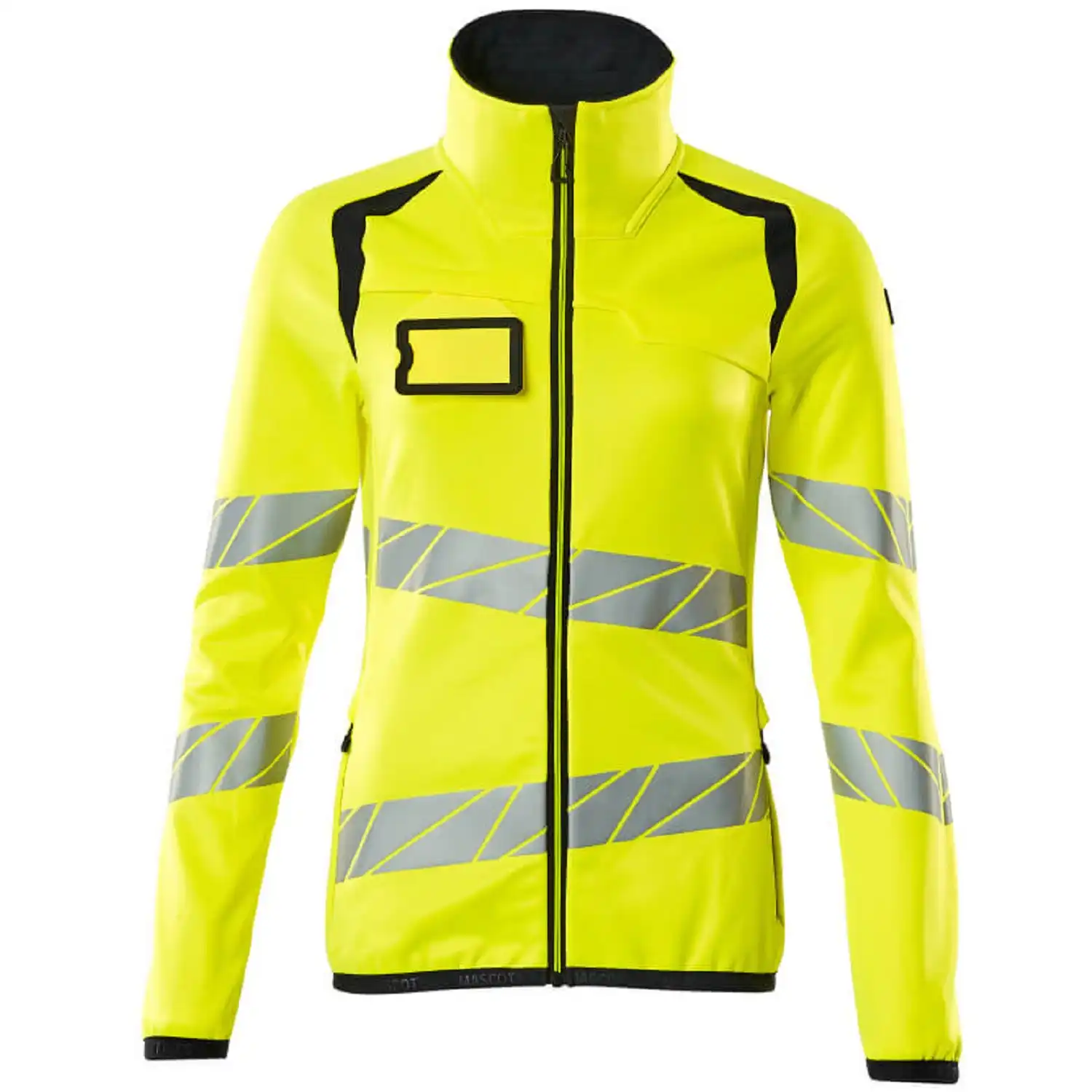Damen Warnschutz Fleecejacke "ACCELERATE SAFE" in gelb/schwarzblau, XXL - Bild 1