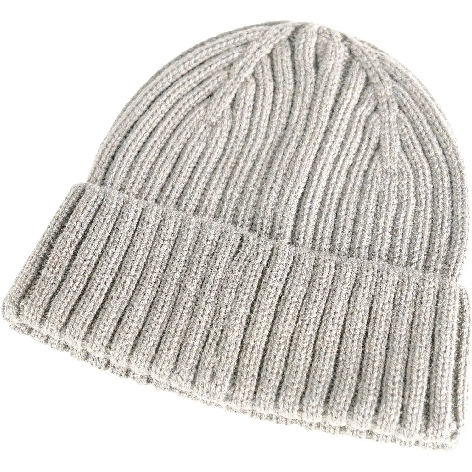 Strickmütze "23050-647" Customized in silbergrau - Thumbnail 1