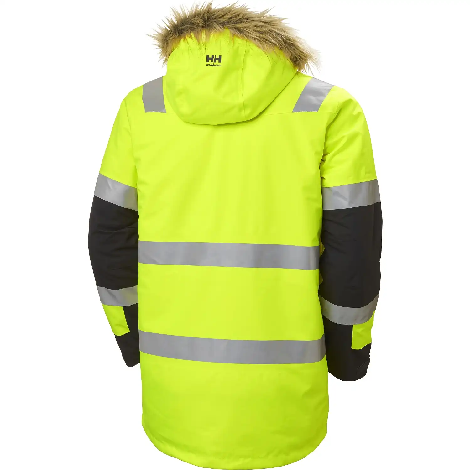 Warnschutz Winterparka "ALNA 2.0" in gelb/schwarz, L - Thumbnail 2