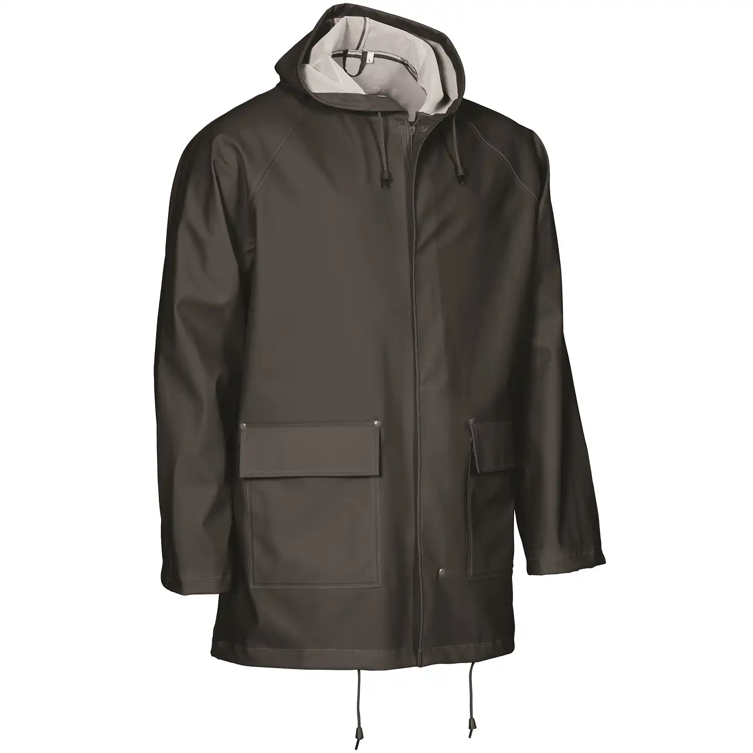 PU/PVC Regenjacke "306600" Elements in black, 3XL - Bild 1