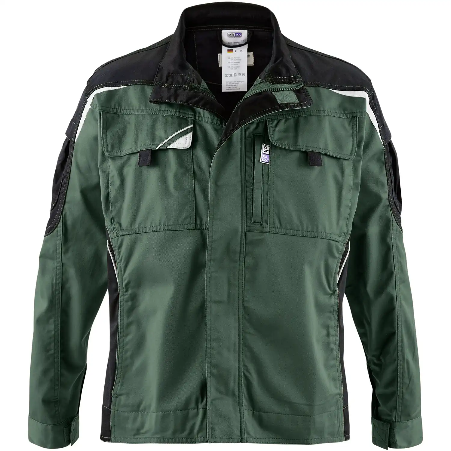 Blousonjacke "BESTWORK NEW" in grün/schwarz, L - Thumbnail 1
