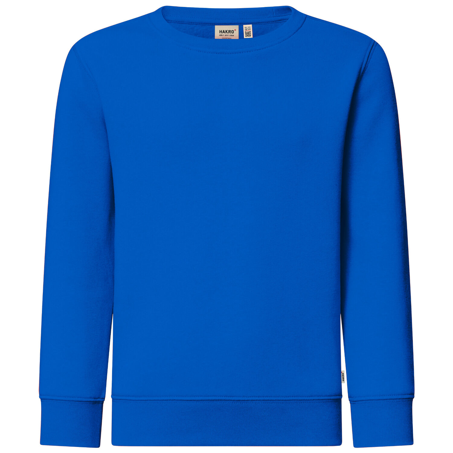 Kinder Sweatshirt Bio-Baumwolle "541" in royal, 110/116 - Thumbnail 1