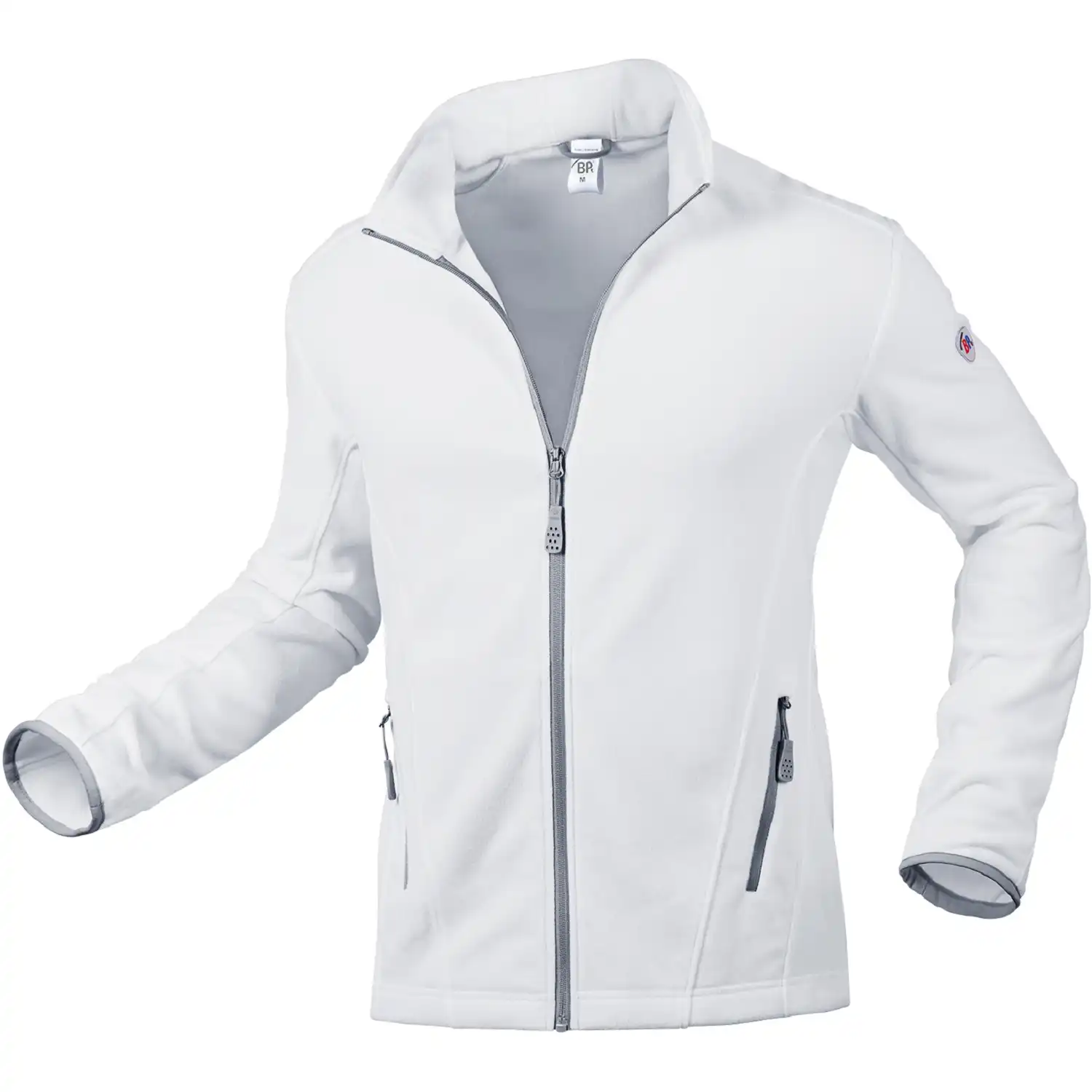 Fleecejacke "1694-641" in 3XL, Weiß - Thumbnail 1