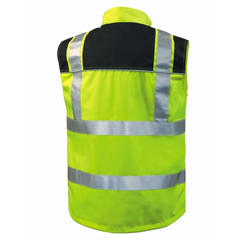 Warnschutz-Weste Kl. 2  in gelb/schwarz, L - Thumbnail 2