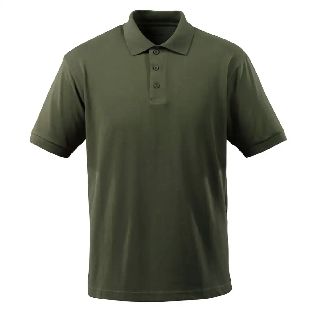 Polo-Shirt "BANDOL" Crossover in moosgrün, 3XL - Bild 1