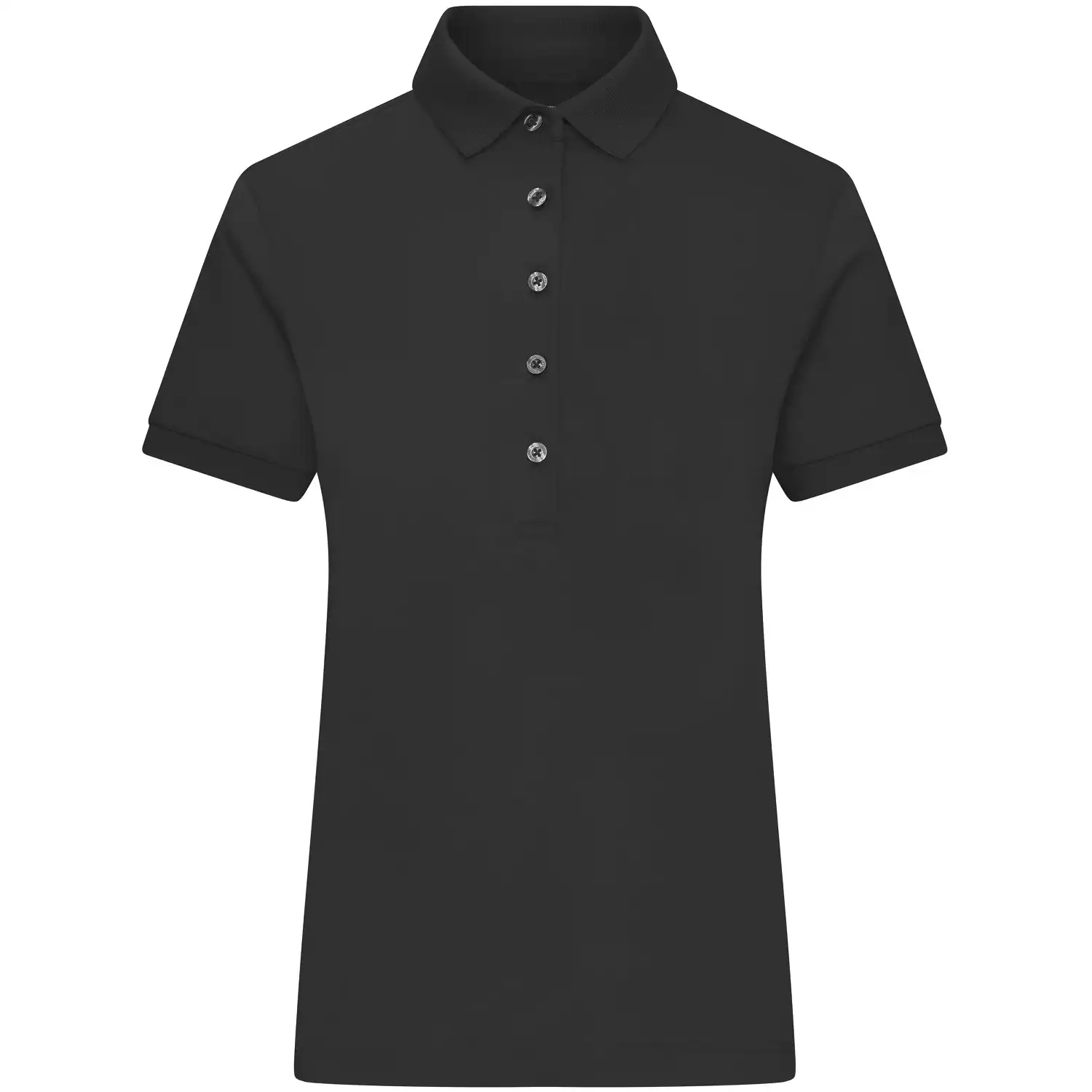 Damen Polo-Shirt "JN1301" Mercerised in black, L - Thumbnail 1