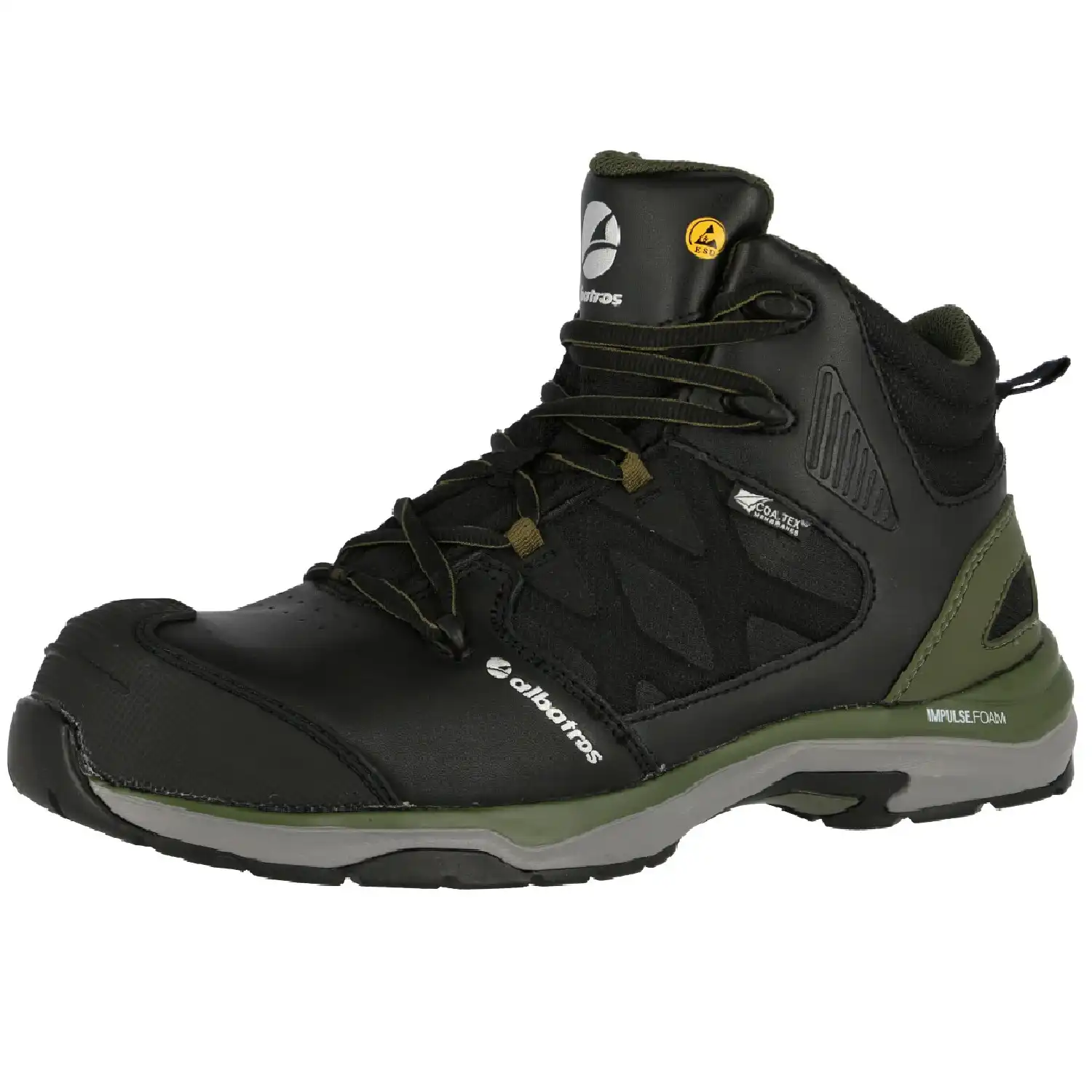 Sicherheitshochschuhe S3 "ULTRATRAIL OLIVE CTX MID" in 44 - Thumbnail 1