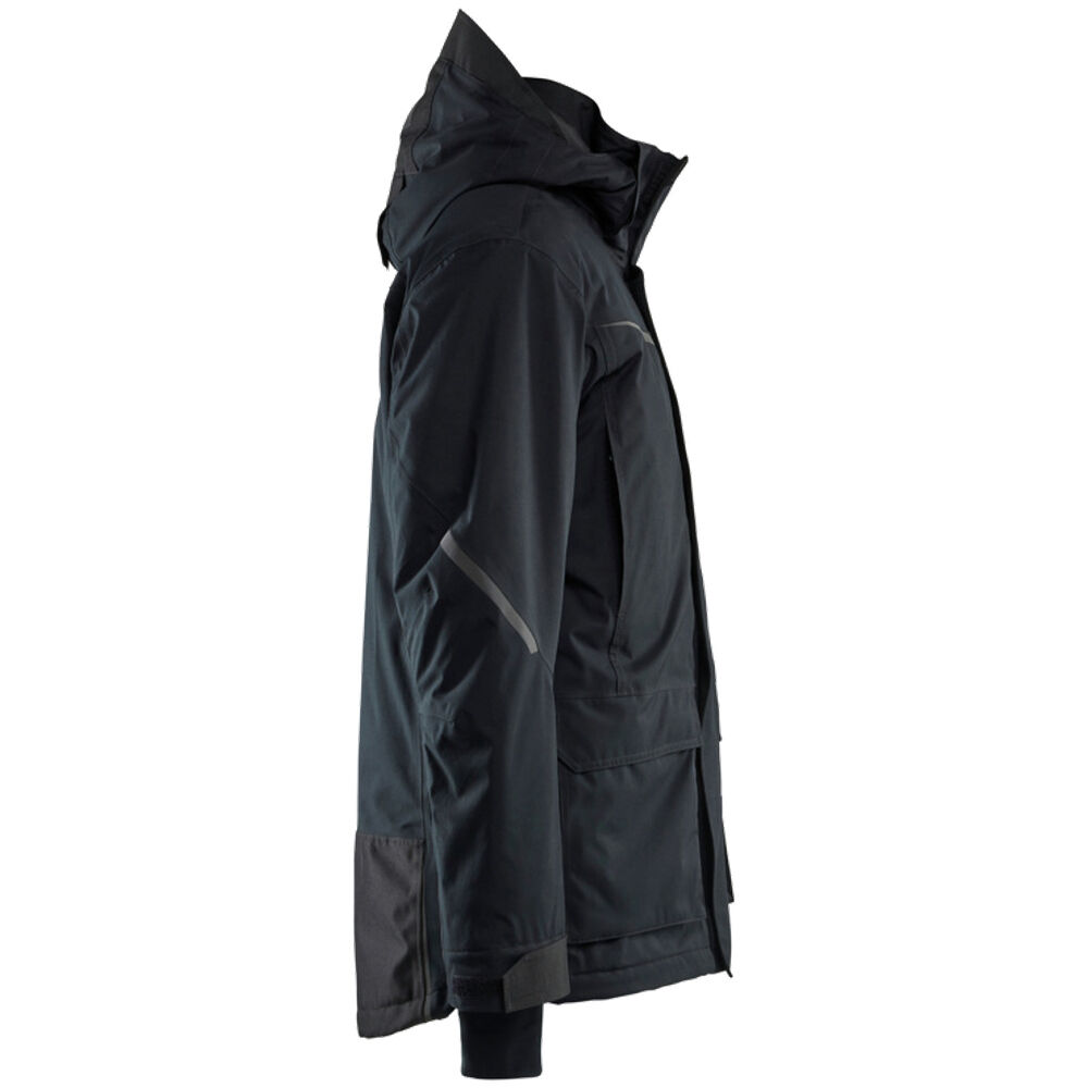 Winterparka Schwarz "4989" in L - Thumbnail 4