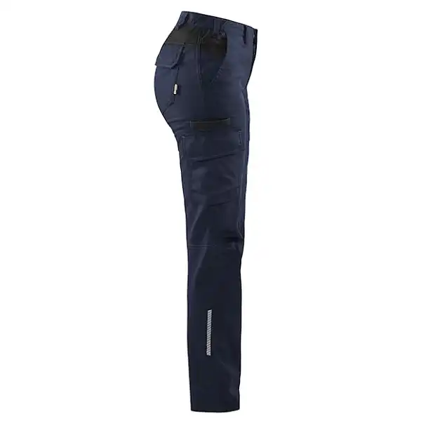 Damen Stretch Bundhose "7144" Industrie in Dunkelmarine/Schwarz, C32 - Thumbnail 4