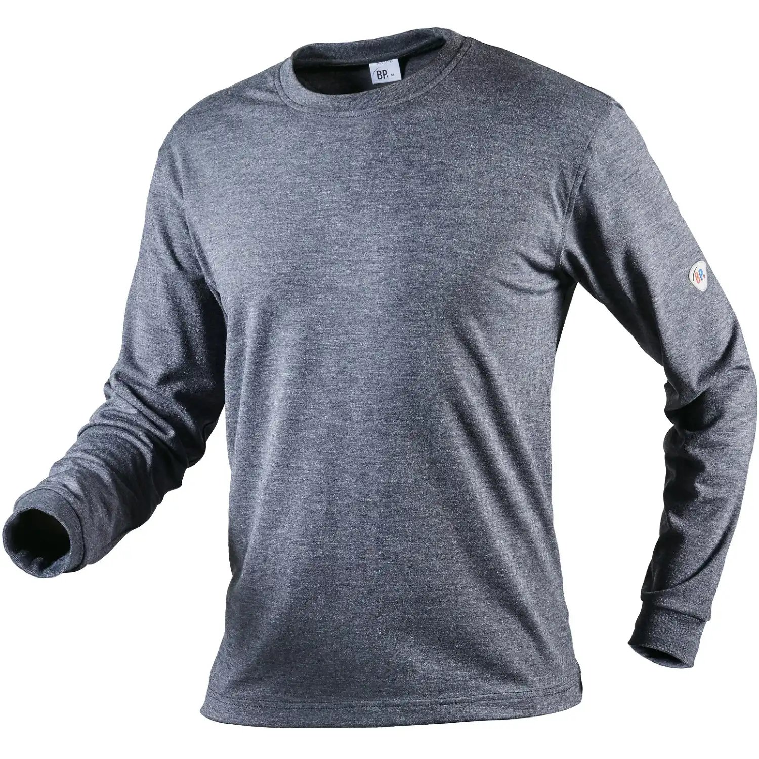 Flammschutz Langarmshirt "2421-871" Multi Protect graublau in L - Thumbnail 1