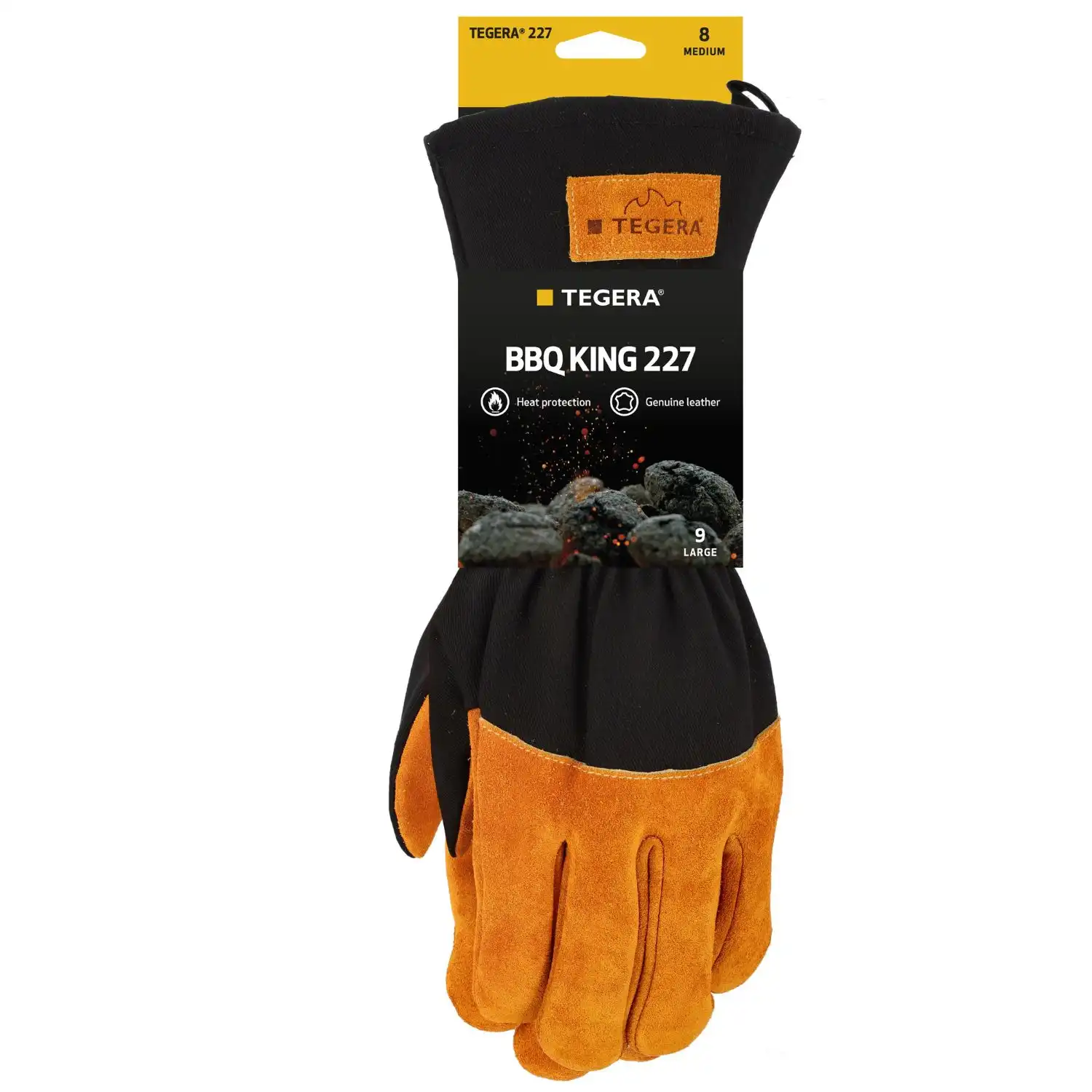 Leder-Grillhandschuh"BBQ 227" in 8 (M) - Thumbnail 4