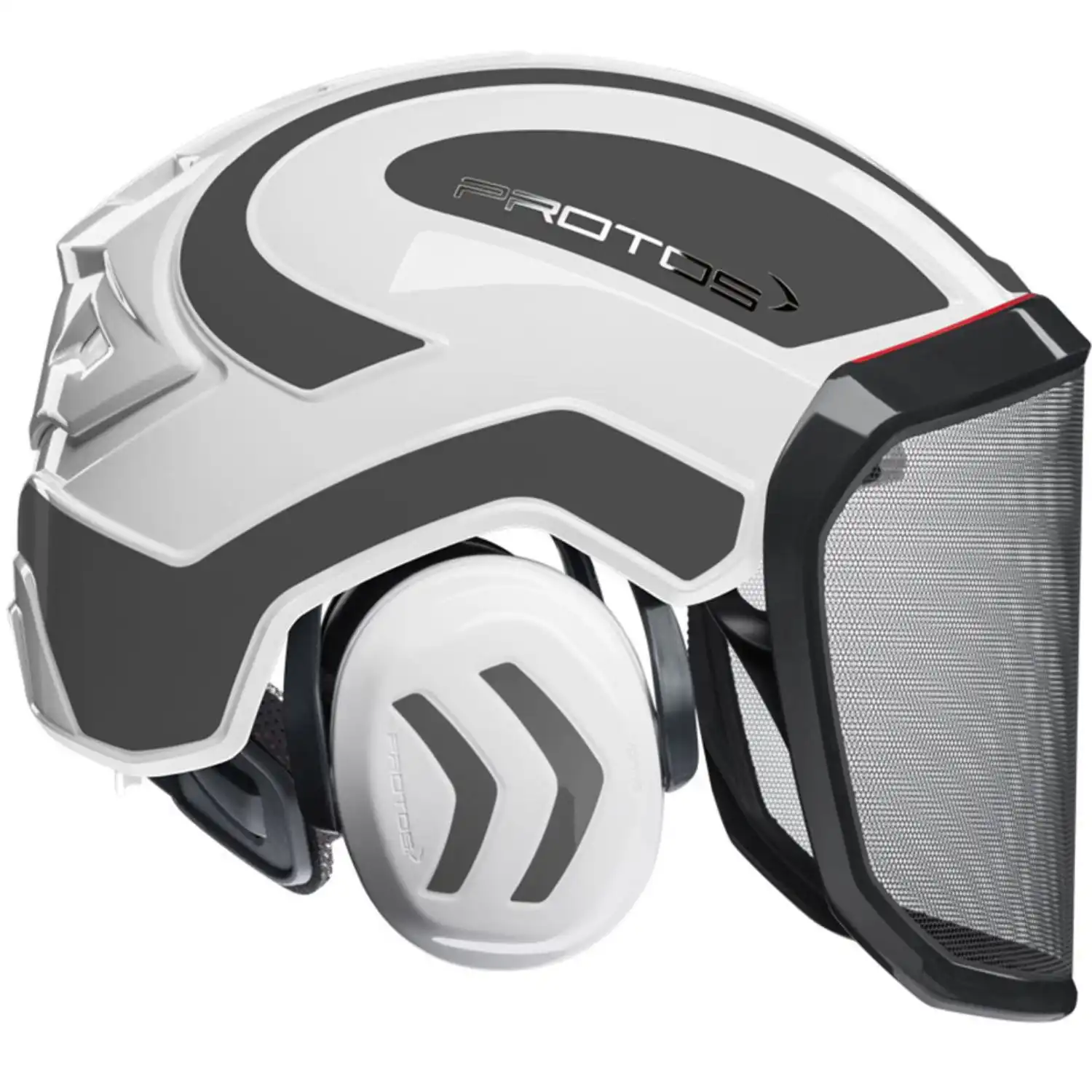 Forsthelm "INTEGRAL FOREST" fein F39 in weiß/grau - Thumbnail 1