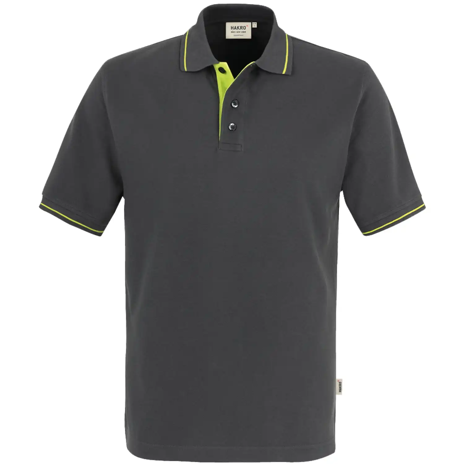 Contrast Polo-Shirt "Casual" 803 in anthrazit, M - Bild 1