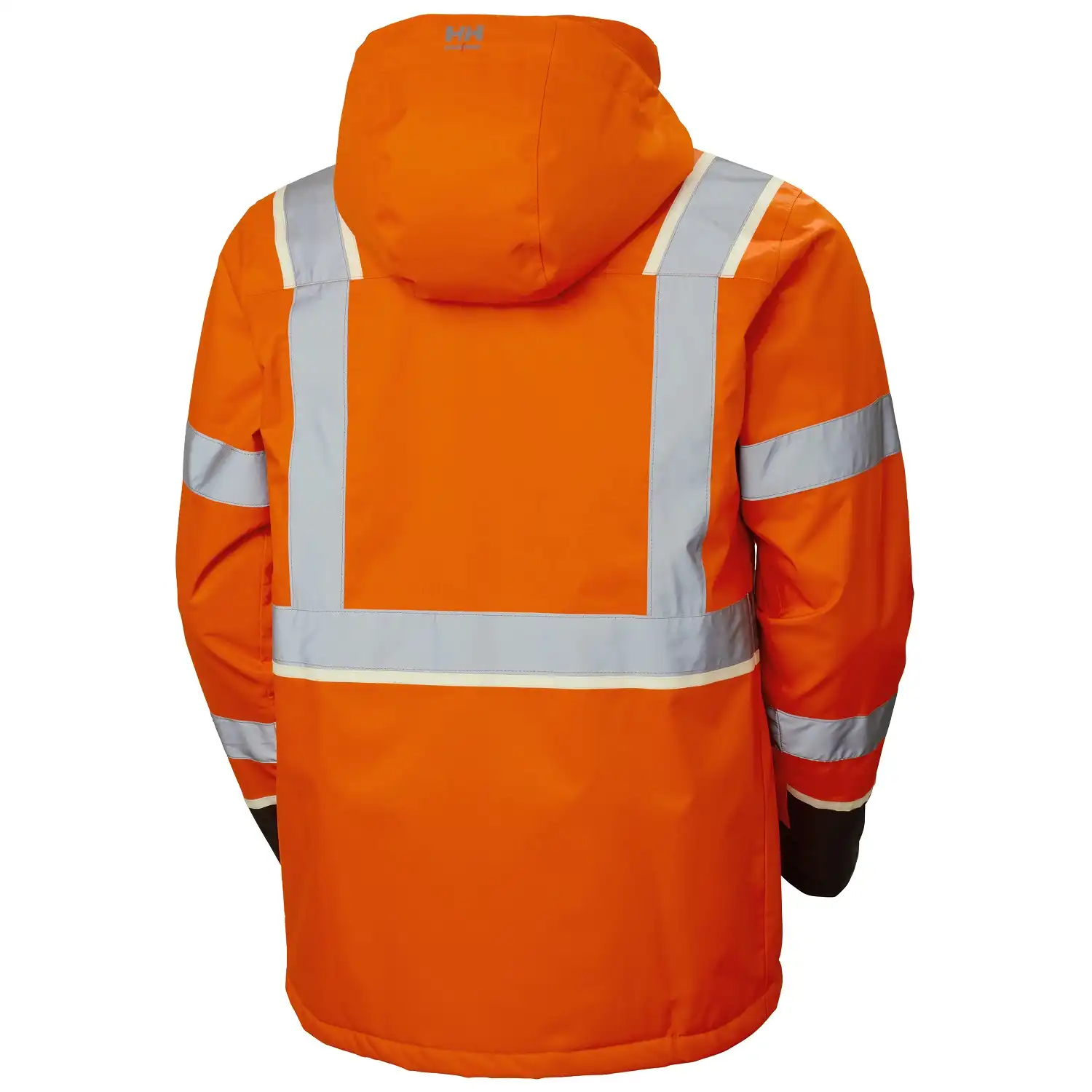 Warnschutz Winterjacke "UC-ME" Nachtleuchtend in orange/schwarz, L - Thumbnail 2