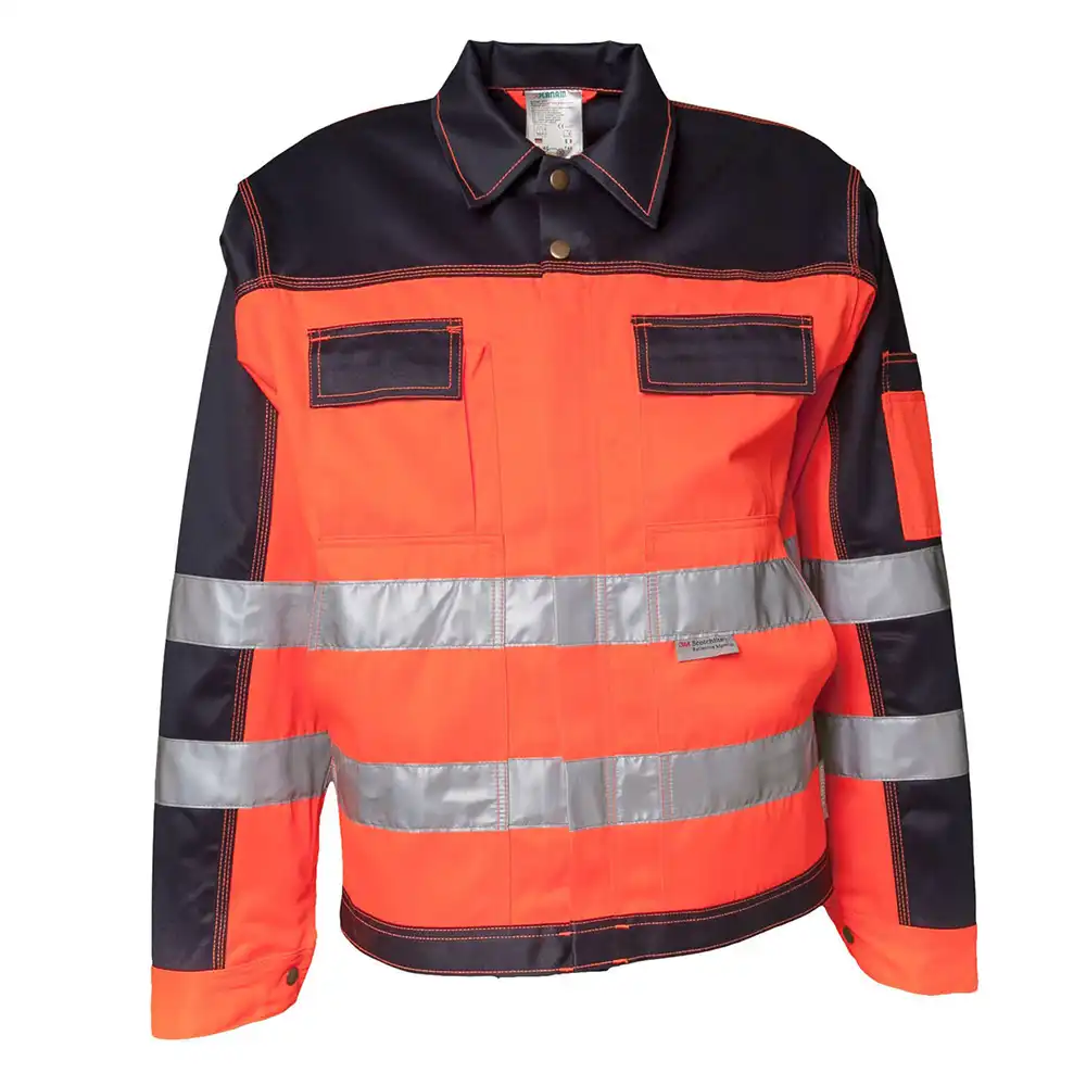 Warnschutz Bundjacke "KONTRAST" in orange/marine, 42 - Thumbnail 1