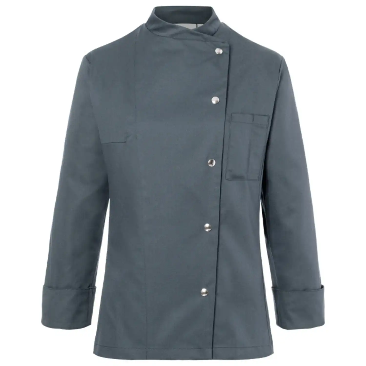 Damen Kochjacke Larissa "JF 3" in anthrazit, 48 - Thumbnail 1