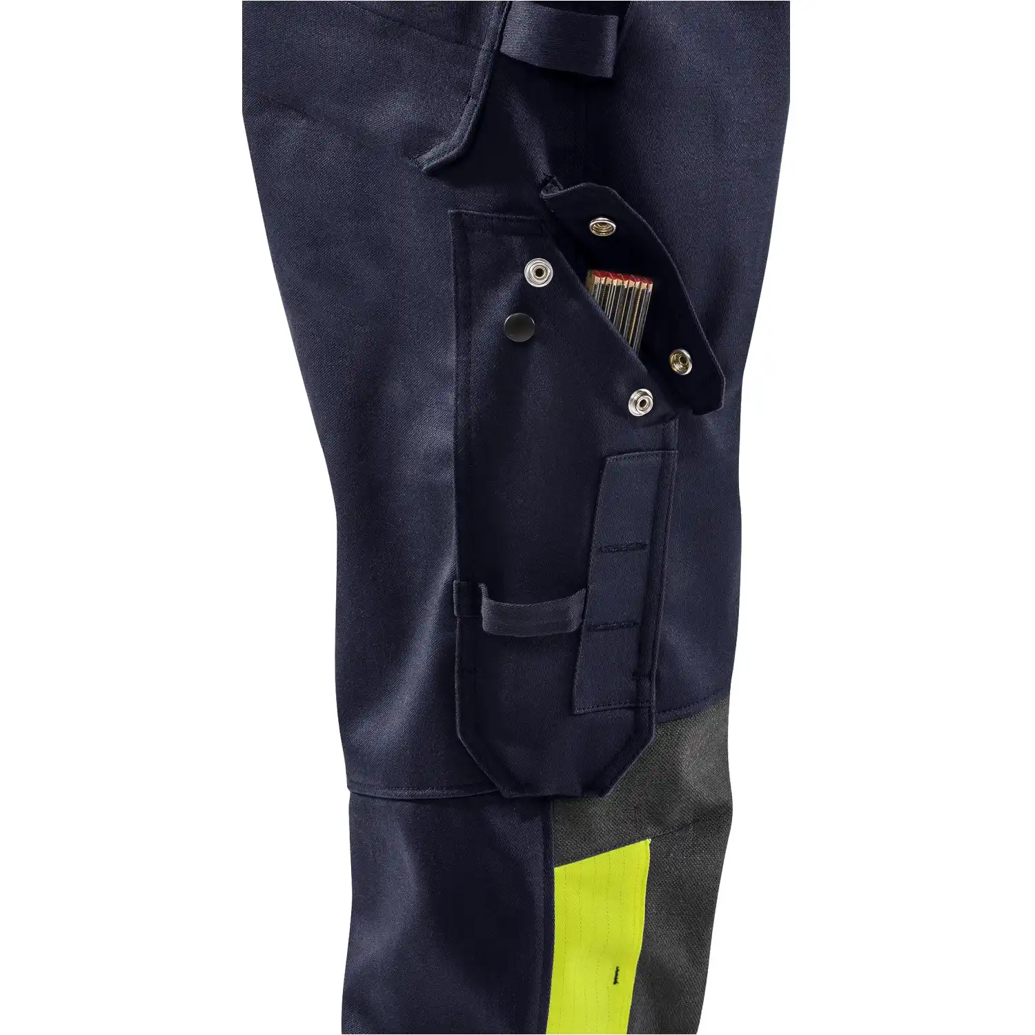 Schweißer Overall "8044 WEL" marine/gelb in XL - Thumbnail 4