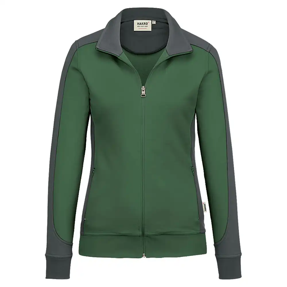 Damen Sweatjacke "CONTRAST PERFORMANCE" 277 in tanne, M - Thumbnail 1