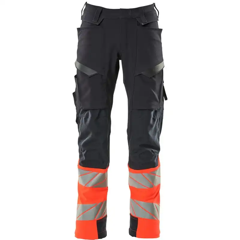 Warnschutz Stretch Bundhose Kl.1 "ACCELERATE SAFE" in schwarzblau/rot, 82C54 (EU 54) - Bild 1