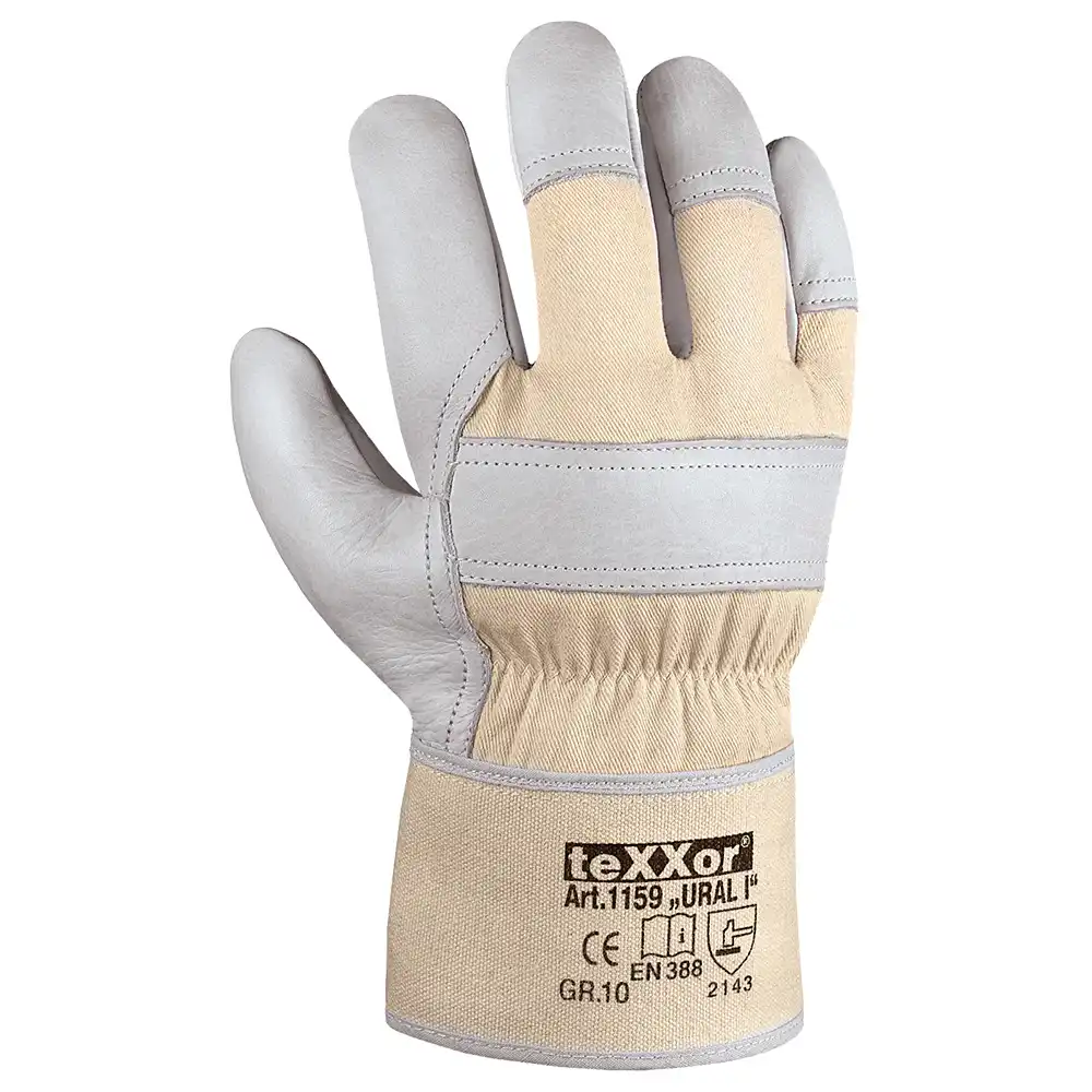 TOP Rindvollleder-Arbeitshandschuhe "URAL I"  in 11 (XXL) - Bild 1