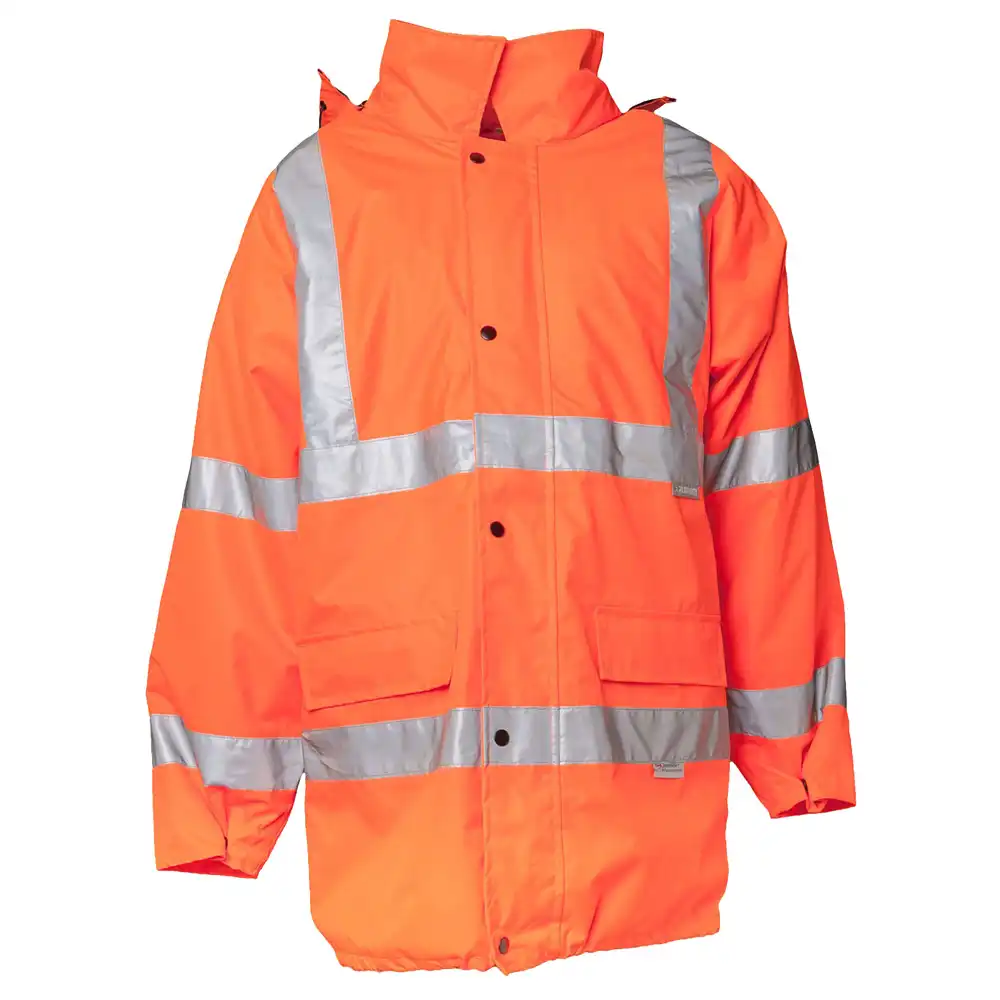 Warnschutz Winter-Parka "UNI" in uni orange, M - Thumbnail 1