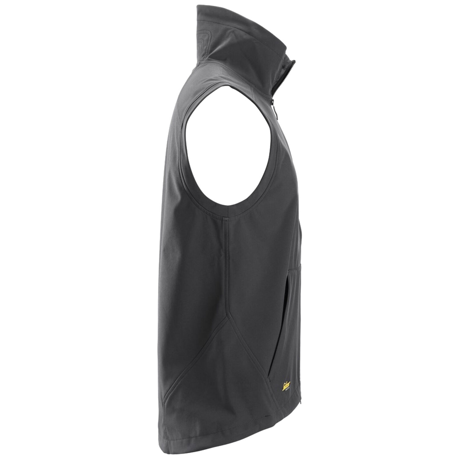 Softshell Weste "AllroundWork" in stahlgrau, XS - Thumbnail 4