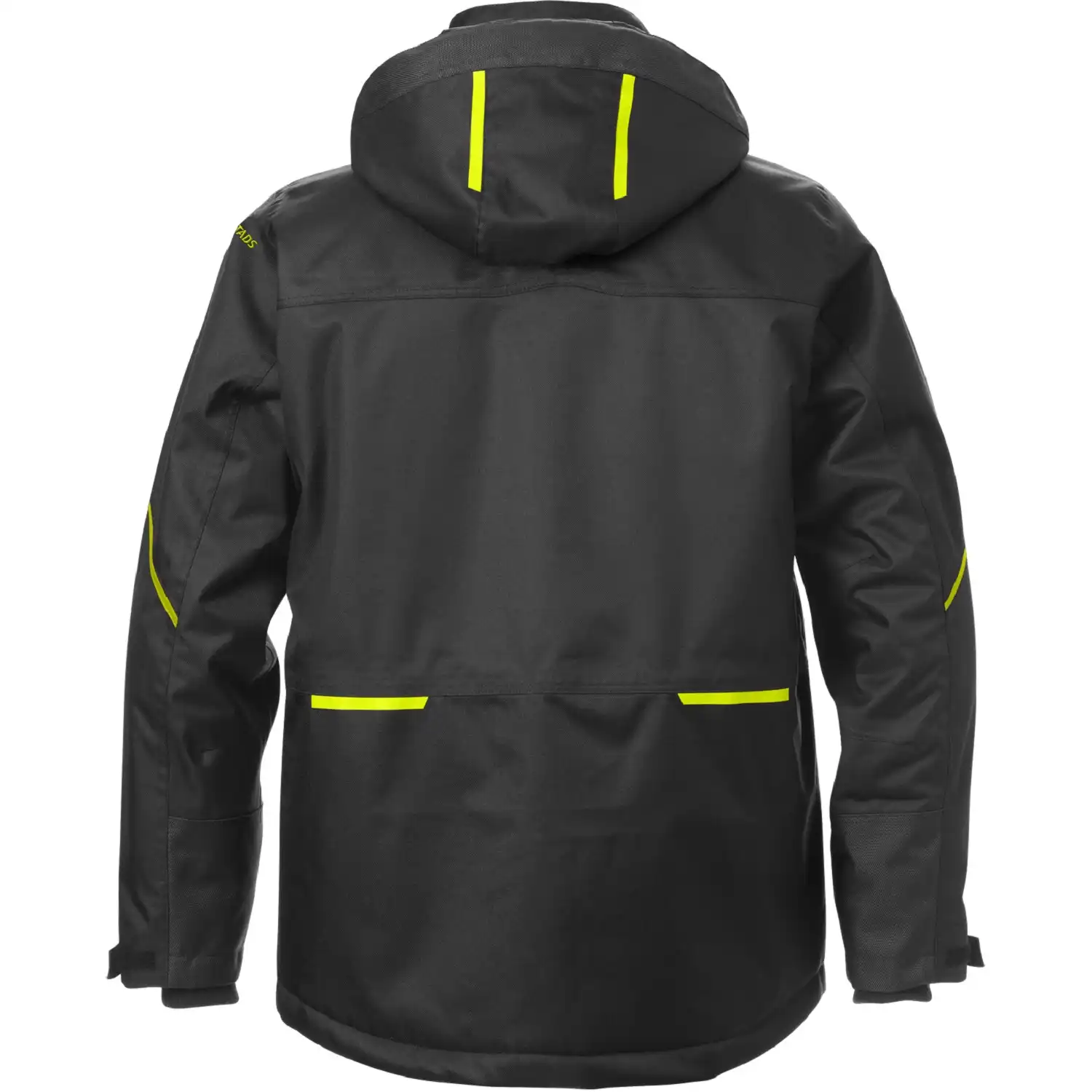 Winterjacke AIRTECH® "4058 GTC" Fusion Skarup in schwarz/gelb, L - Thumbnail 2